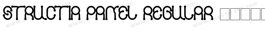 Structia Panel Regular字体转换